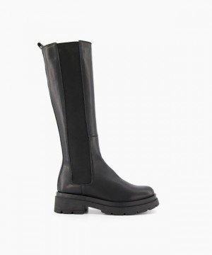 Dune London Tempas Chelsea Stiefel Damen Schwarz | 167-TKIOVE