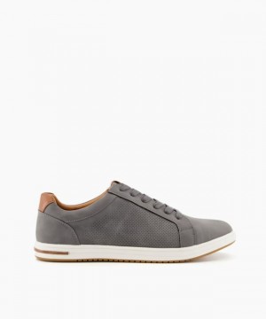 Dune London Tezzy Freizeitschuhe Herren Grau | 380-ZJWGBE