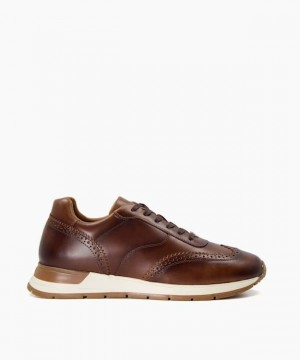 Dune London Tomos Freizeitschuhe Herren Braun | 943-TJWAXH