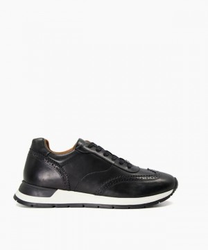 Dune London Tomos Freizeitschuhe Herren Schwarz | 042-SNZLRP