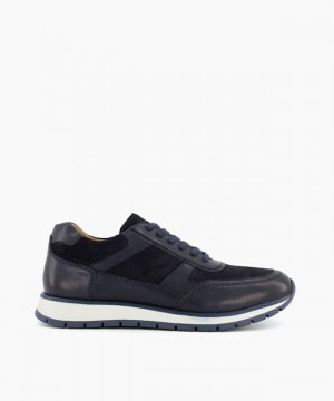 Dune London Torrent Freizeitschuhe Herren Blau | 695-JBKAQG