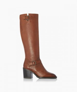 Dune London Trelis Kniehohe Stiefel Damen Braun | 439-ESYWGM