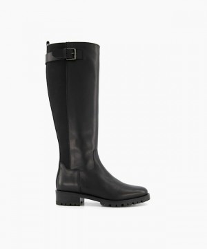 Dune London Trend Kniehohe Stiefel Damen Schwarz | 023-NSWYJE