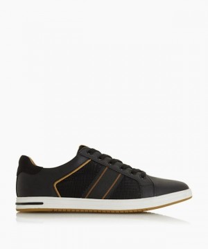 Dune London Trues Freizeitschuhe Herren Schwarz | 175-MRXYEP