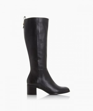 Dune London Truth T Kniehohe Stiefel Damen Schwarz | 847-VNLUHP