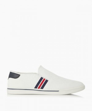 Dune London Tycoon Freizeitschuhe Herren Weiß | 830-FRCDHV