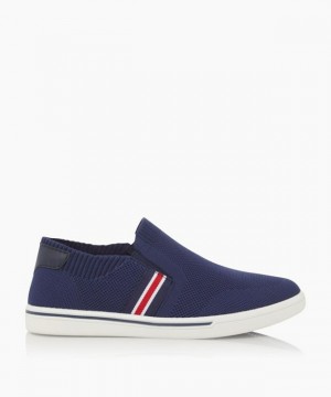 Dune London Tycoon Freizeitschuhe Herren Blau | 750-RLIFUE