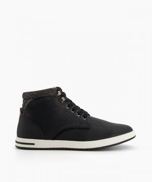 Dune London Visit Freizeitschuhe Herren Schwarz | 612-OFGVAT