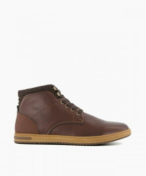 Dune London Visit Sneakers Herren Braun | 534-VXMTOJ