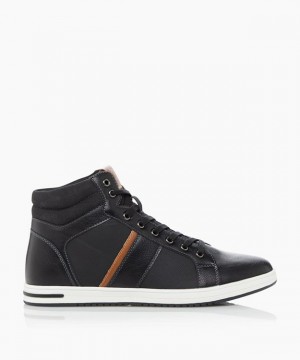 Dune London Voyage Freizeitschuhe Herren Schwarz | 367-YRLNSZ